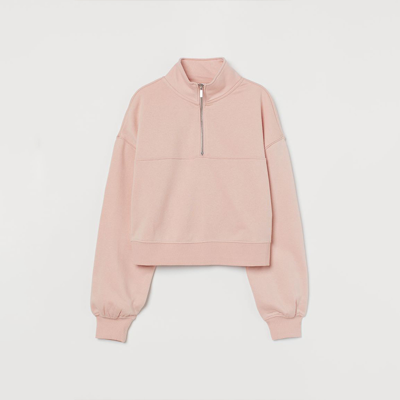 Zip Top Sweater and Wide Track Pants