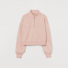Zip Top Sweater and Wide Track Pants