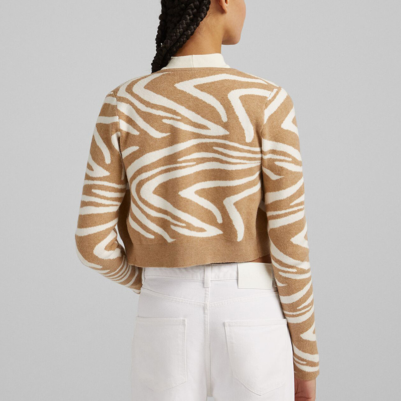 Zebra print coat