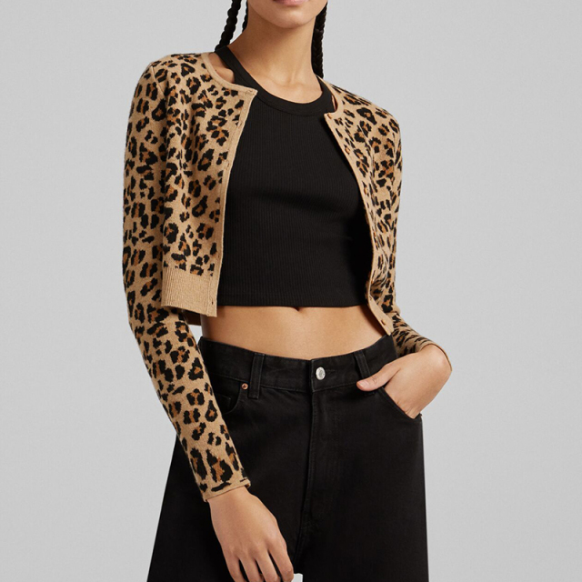 Zebra print coat