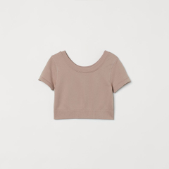 Cropped Seamless Sports Top
