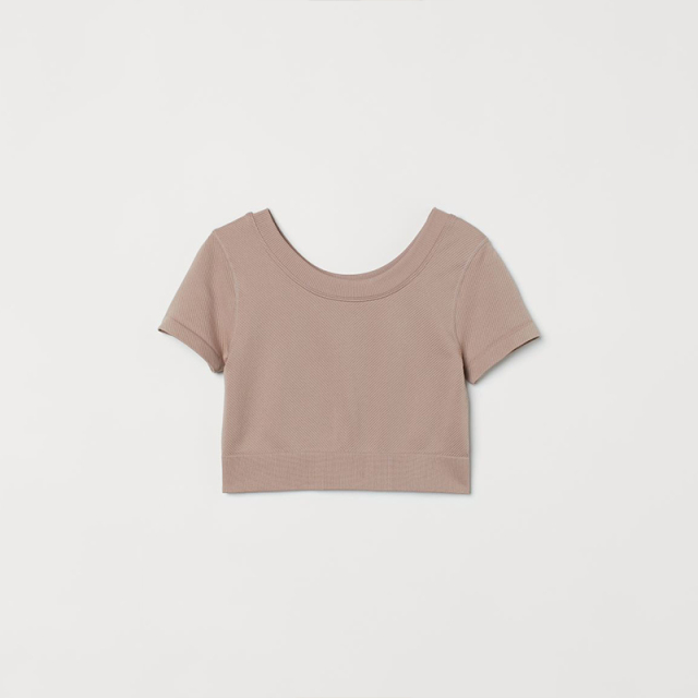 Cropped Seamless Sports Top