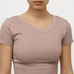 Cropped Seamless Sports Top