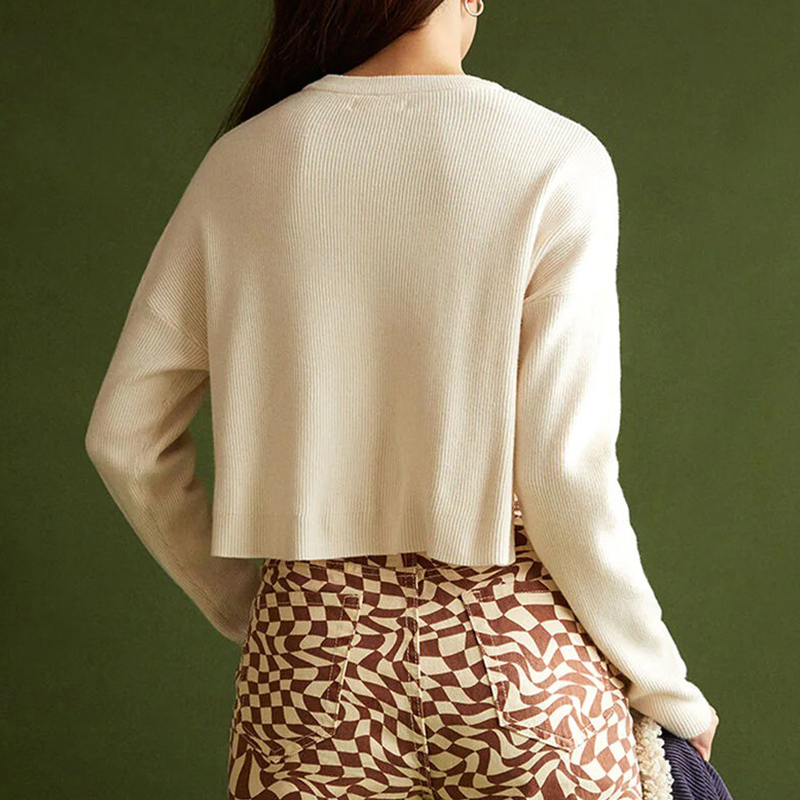 Boxy Side Splits Sweater