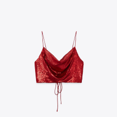 Sequin short top