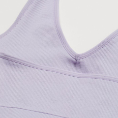Non-marking cropped sports top