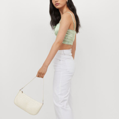 Light Green Cropped Top