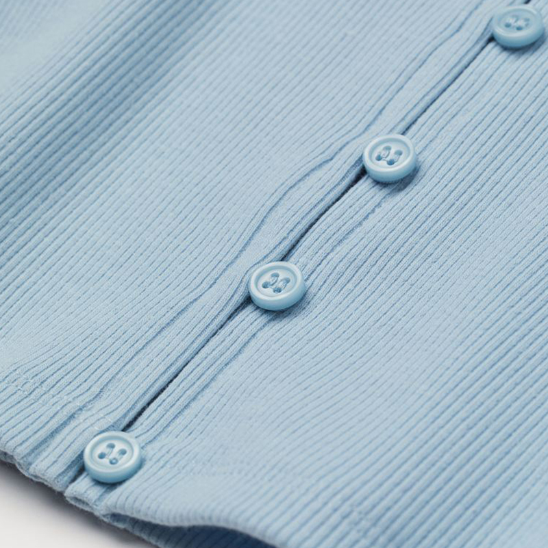 Blue Cropped Top