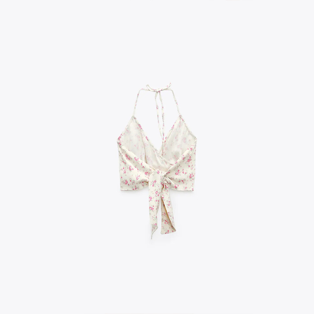 PRINTED CROP TOP