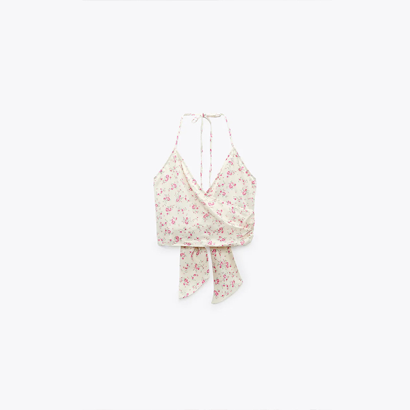 PRINTED CROP TOP