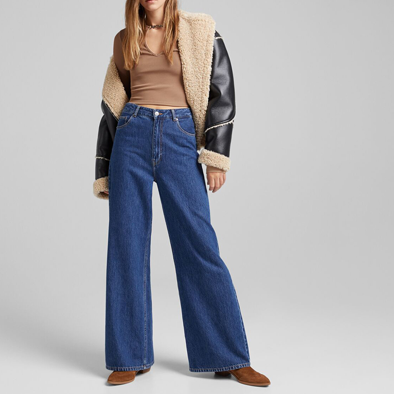 Chain design long-sleeved top
