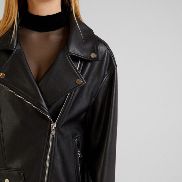 Oversized rider jacket