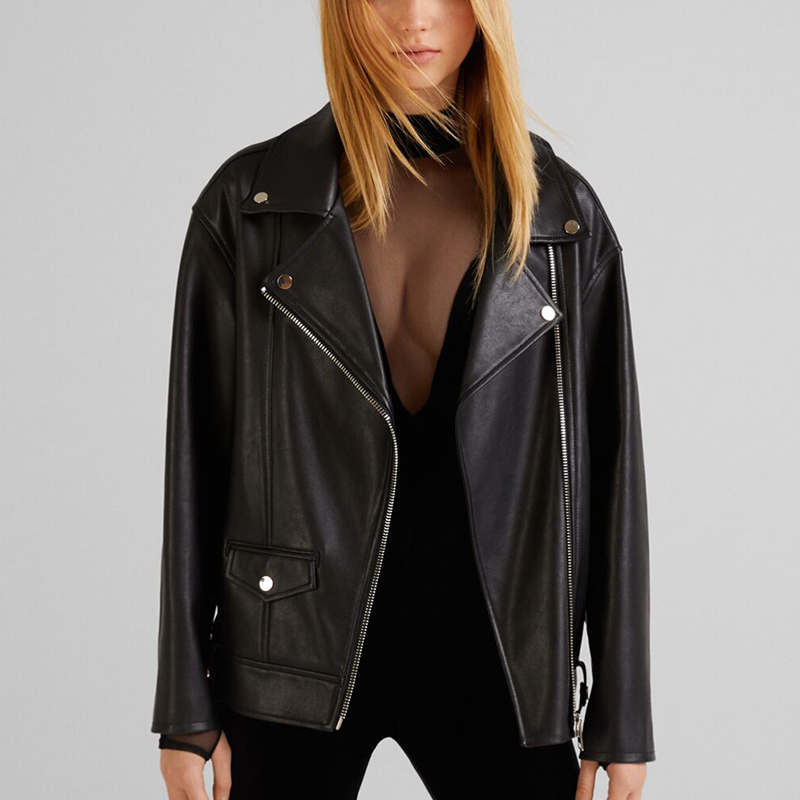 Oversized rider jacket