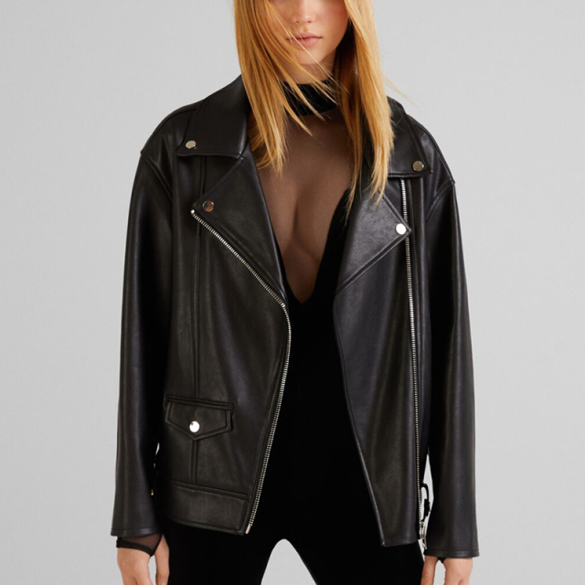 Oversized rider jacket