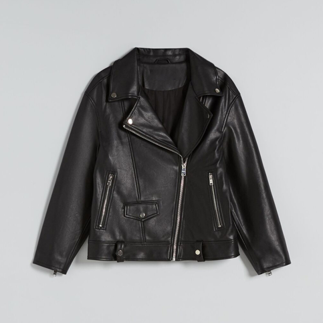 Oversized rider jacket