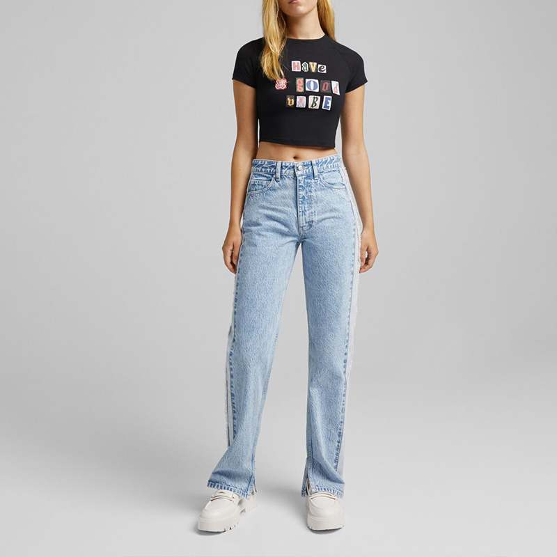 Printed short-sleeved T-shirt
