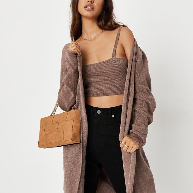 Strappy knit bralet