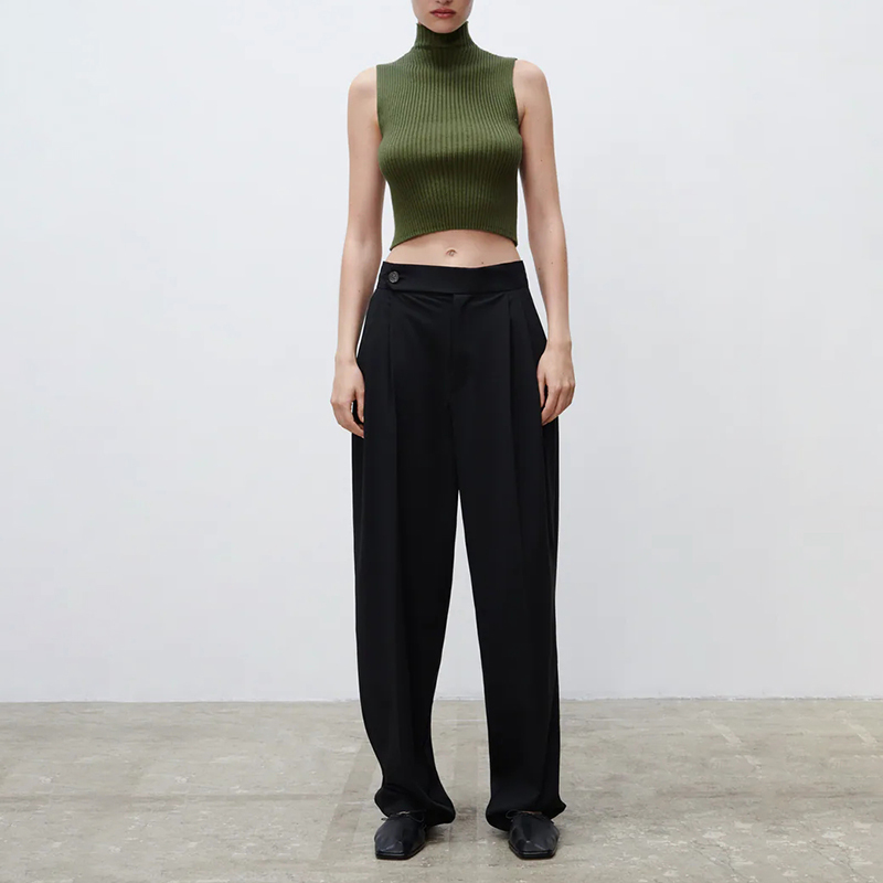 Ribbed knit top