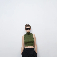 Ribbed knit top