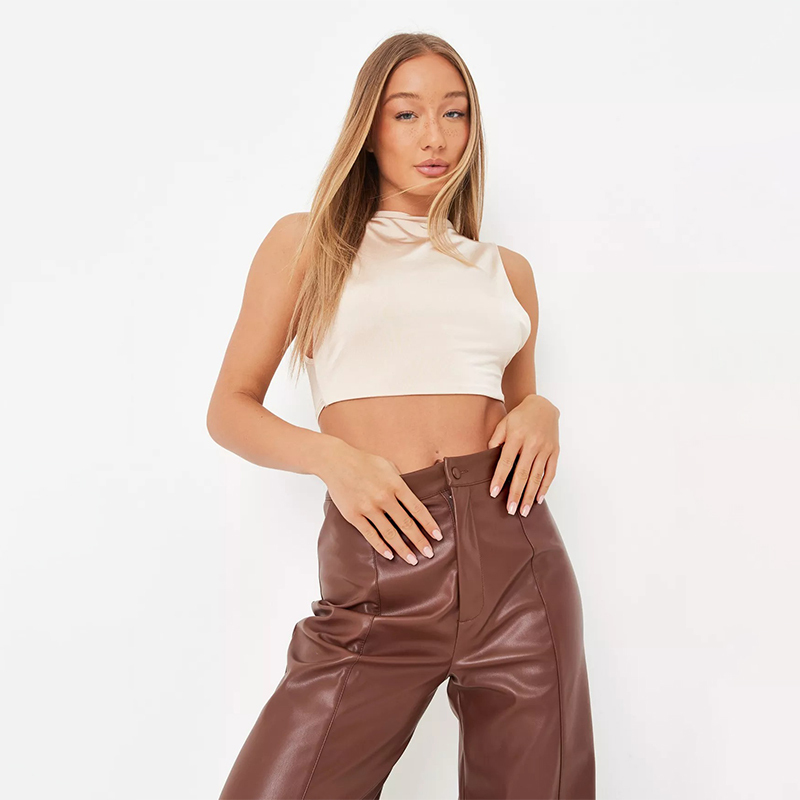 sand seamless slinky vest top