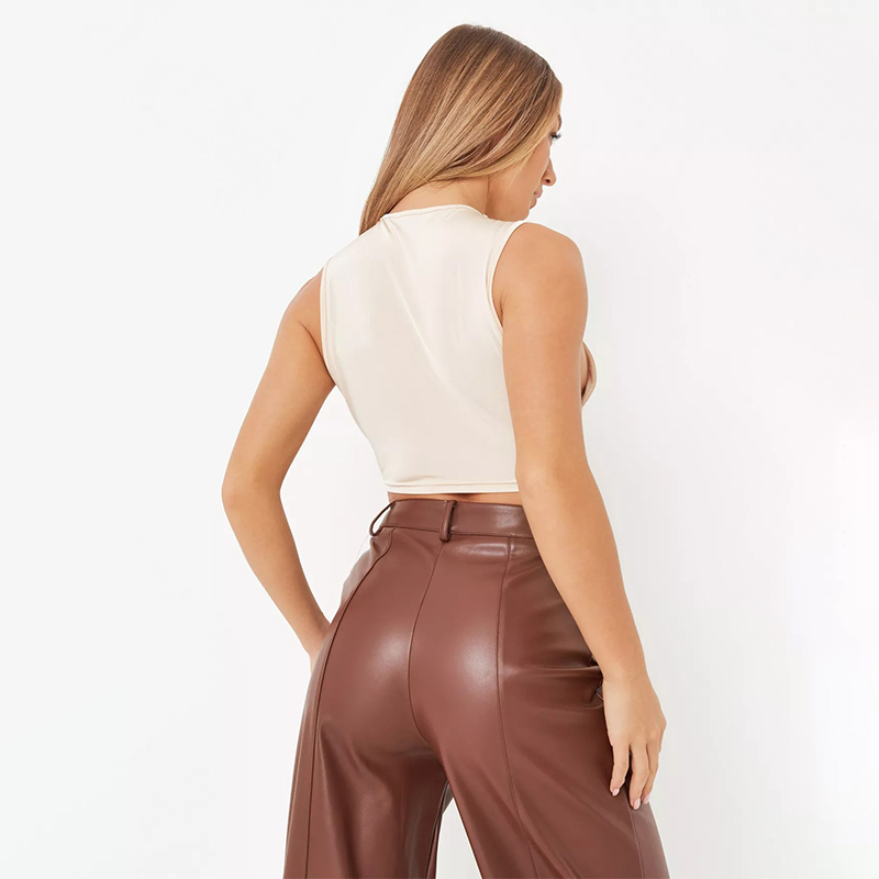 sand seamless slinky vest top