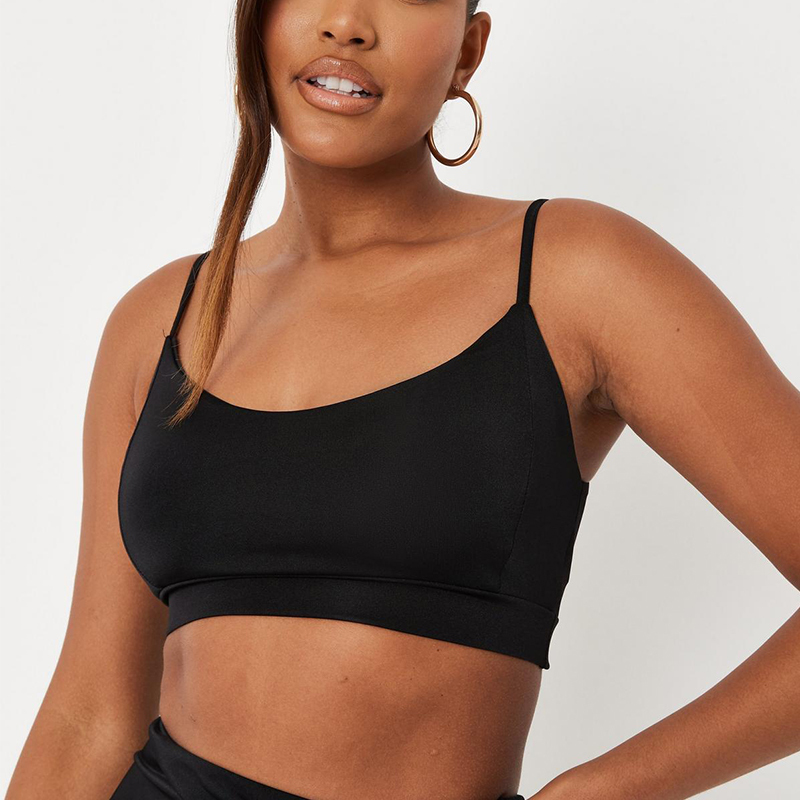 black bralet and ruched midi skirt slinky co ord set