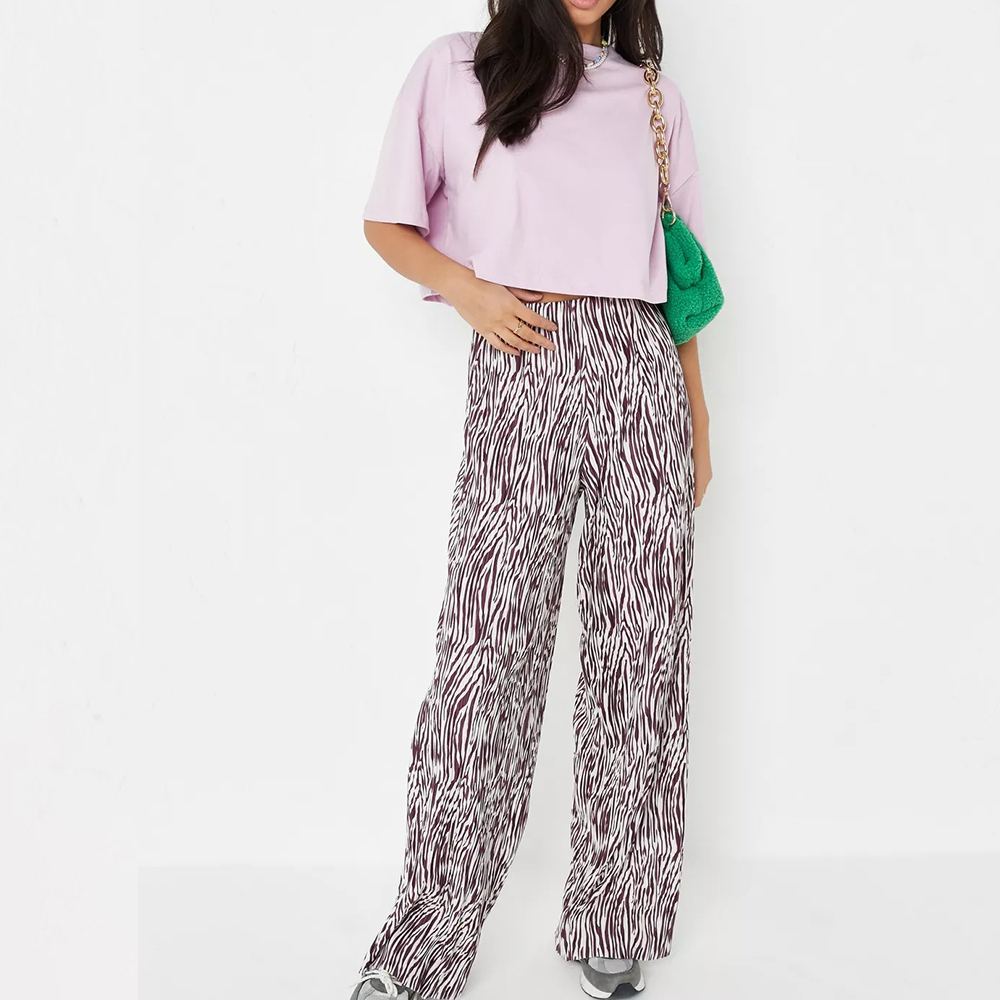 tall lilac short sleeve oversized crop t shirt