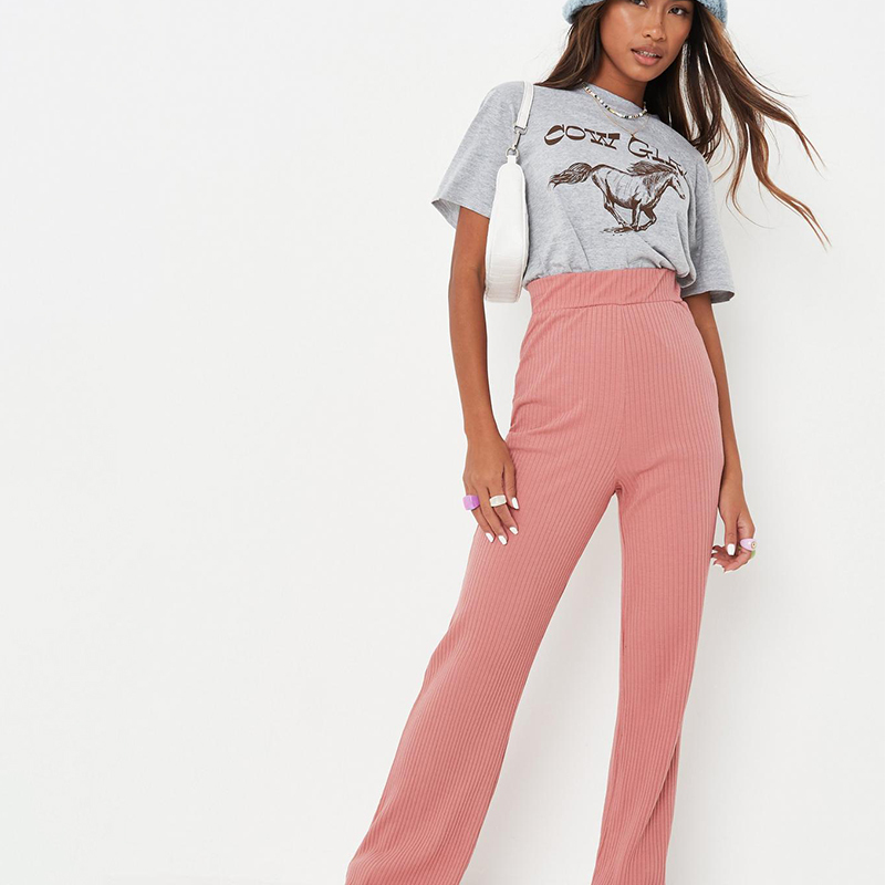 grey marl cow girl graphic oversized t shirt