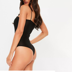 lime seamless straight neck cami bodysuit