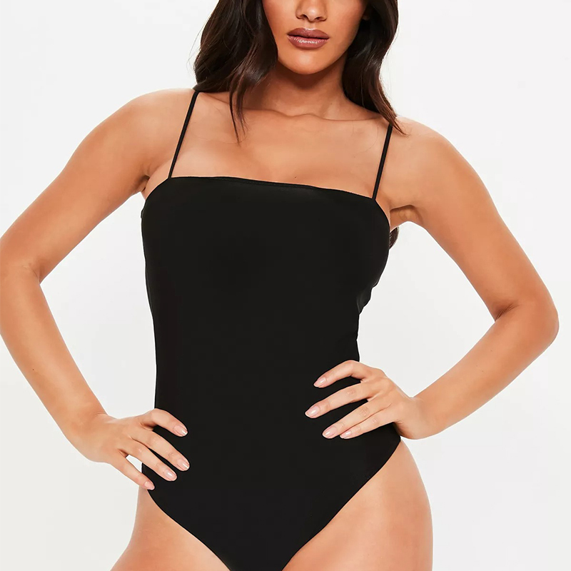 lime seamless straight neck cami bodysuit