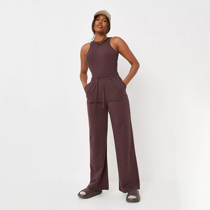 chocolate rib longline extreme racer vest top