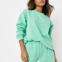 chocolate brushed back sweatshirt