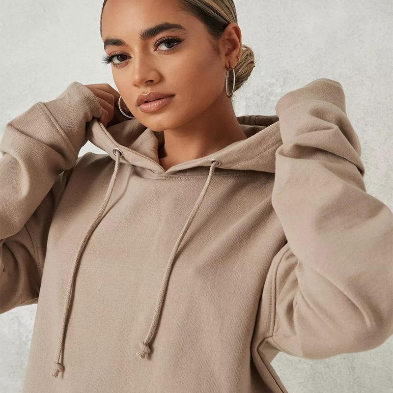 tall sand fleeceback extreme oversized basic hoodie
