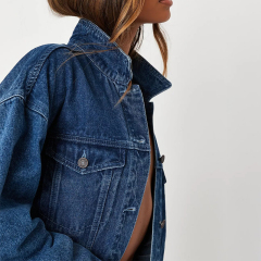 lilac co ord oversized denim jacket