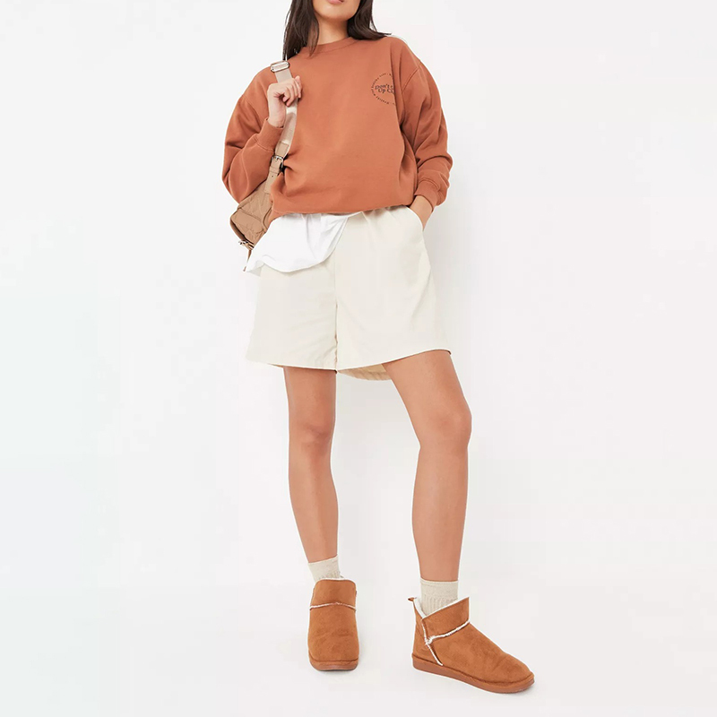 lime oversized positive slogan sweatshirt