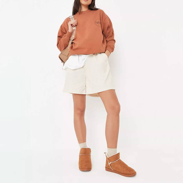 lime oversized positive slogan sweatshirt