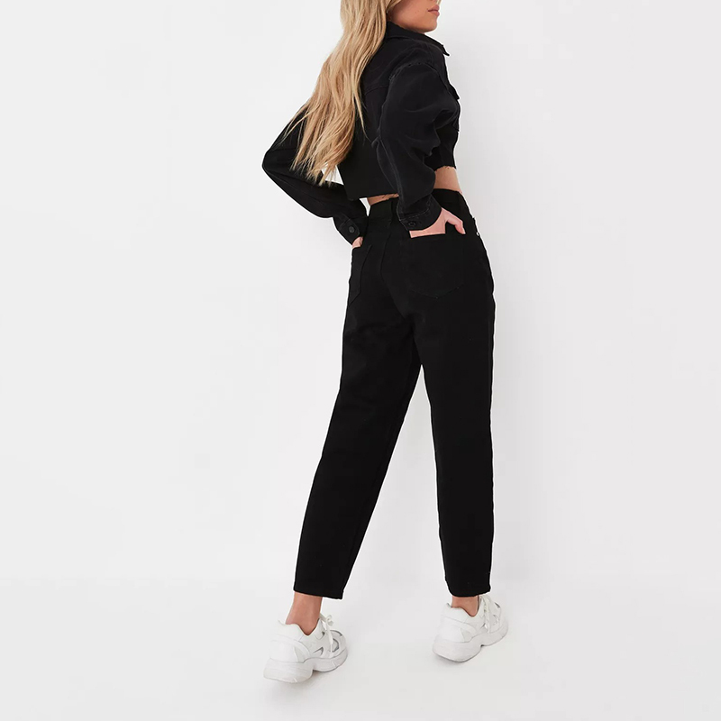 petite black riot mom jeans