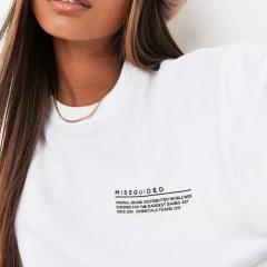 white missguided raw hem cropped sweatshirt