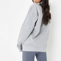 grey marl natural energy dog graphic sweatshirt