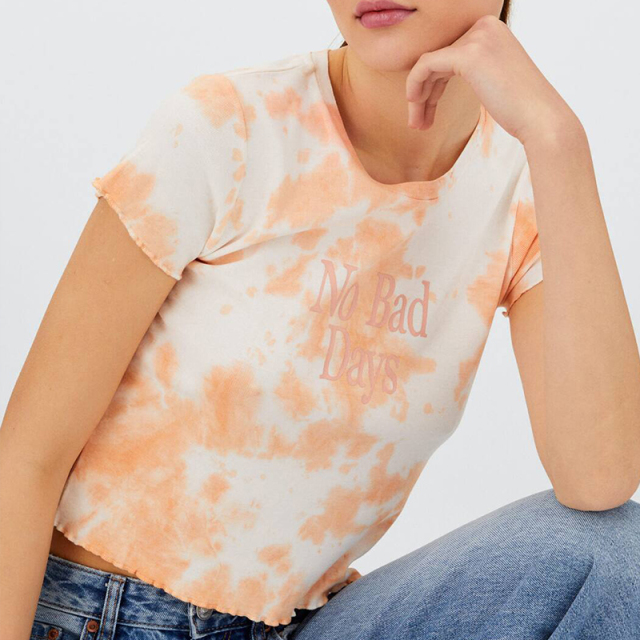 Skinny fit tie-dye T-shirt