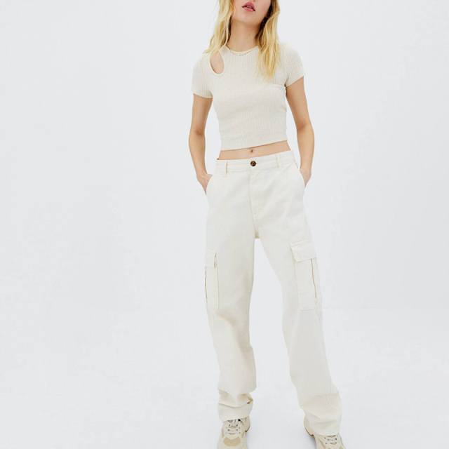 Short Sleeve Cutout T-Shirt