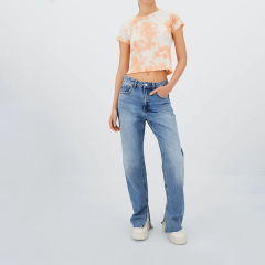 Skinny fit tie-dye T-shirt
