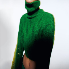RIPPED KNIT SWEATER