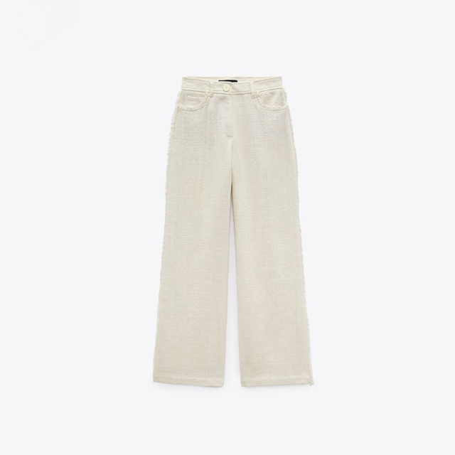 raw edge resort pants