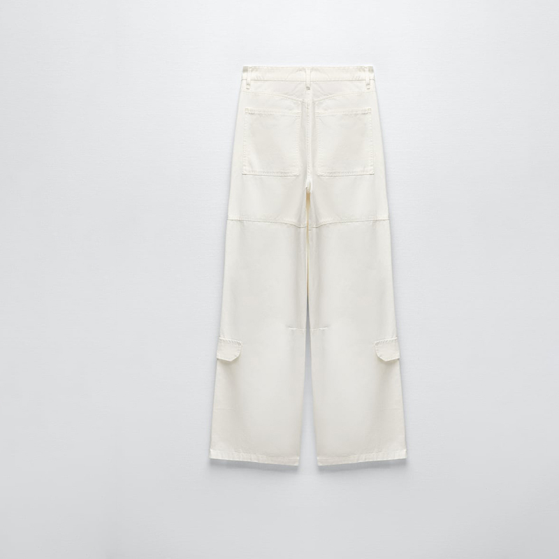 Workwear wide leg pants