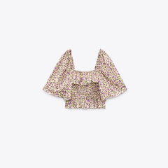 floral print top