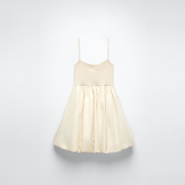 panelled mini dress