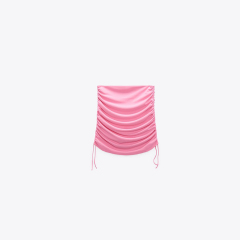 ruched miniskirt