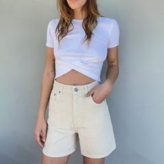 Hem Knotted T-Shirt