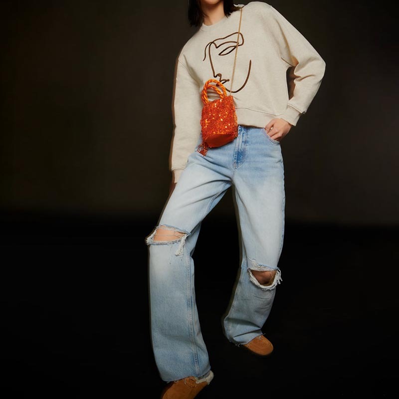embroidered sweatshirt
